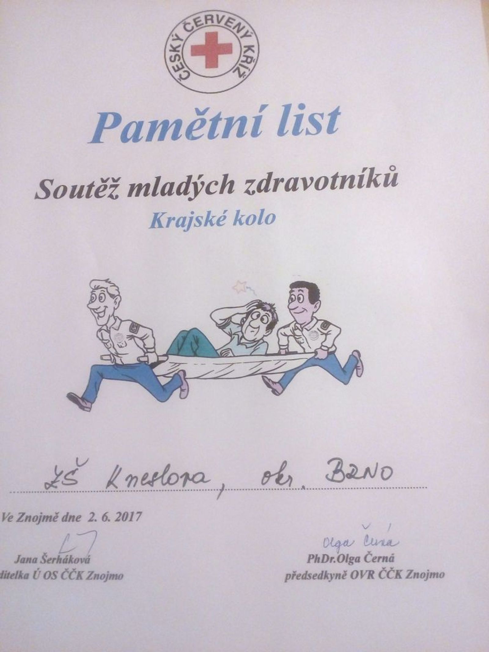 Zdravotníci ve Znojmě