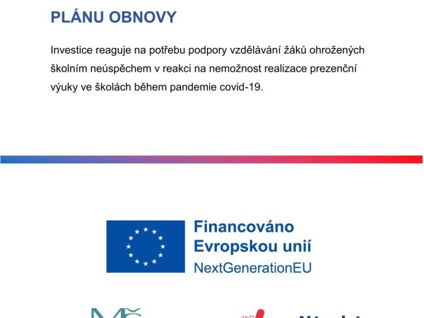 MŠMT plakát - doučování