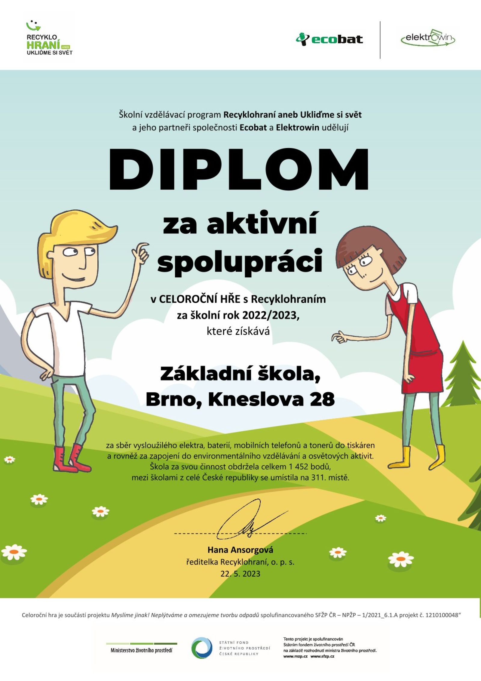 Enviromentální vzdělávání na Kneslovce