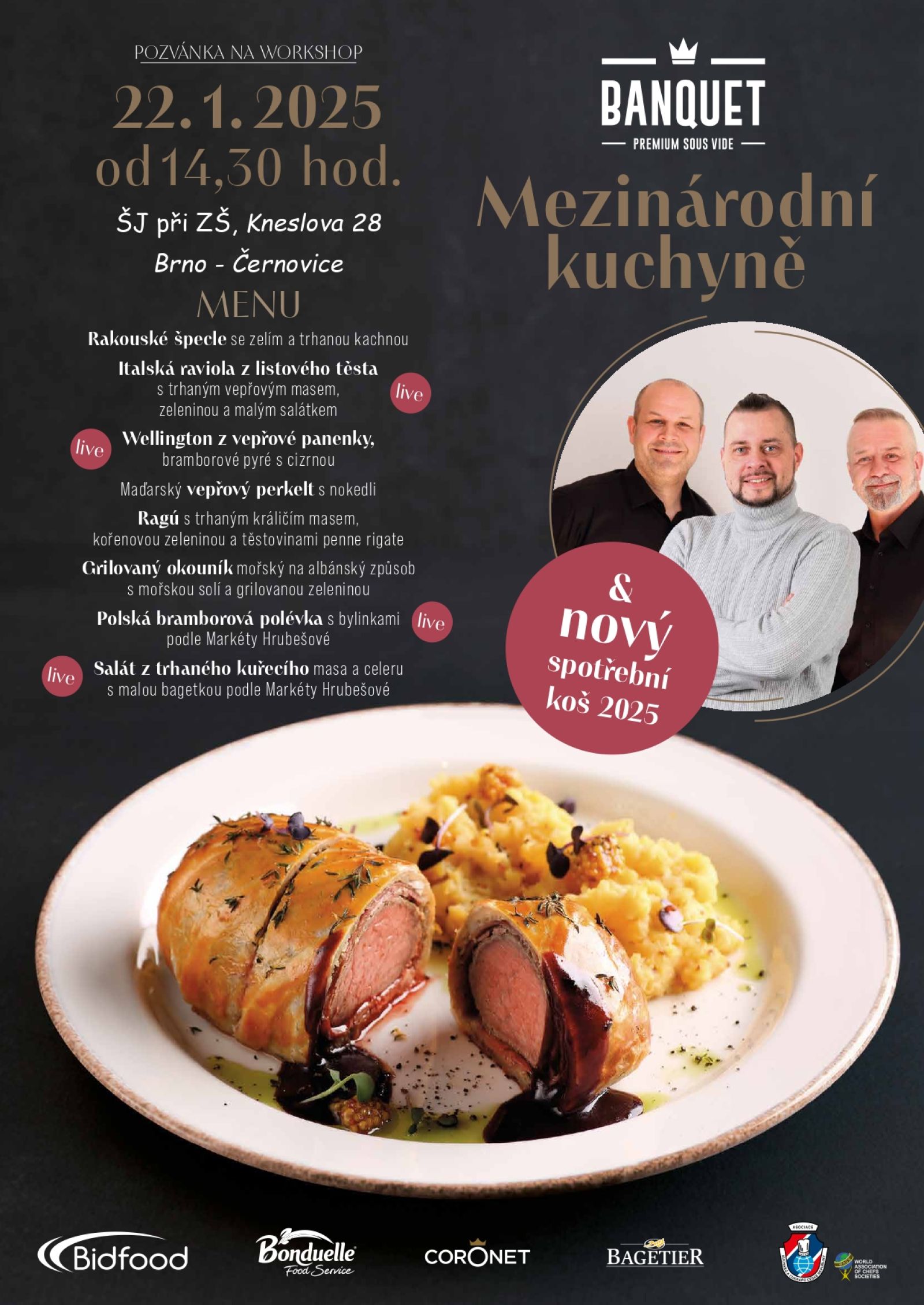Seminář Banquet „Mezinárodní kuchyně a nový spotřební koš“