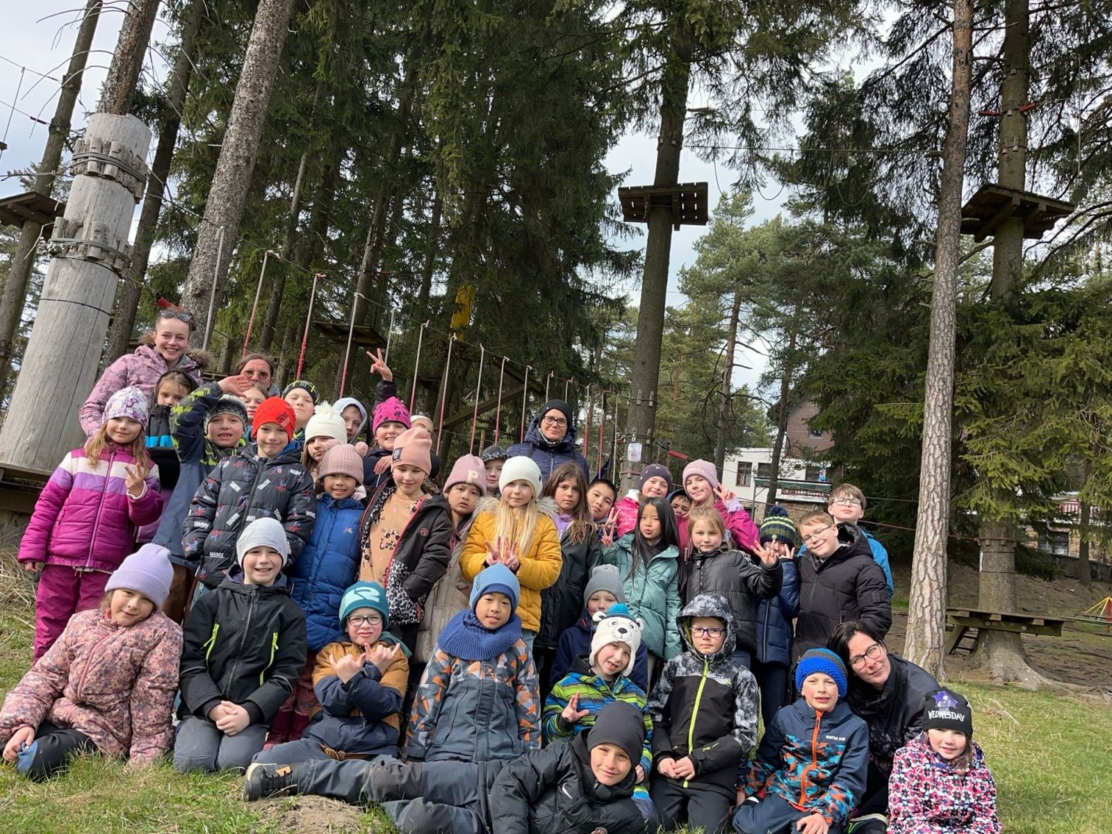 Škola v přírodě 1. B, 3. B