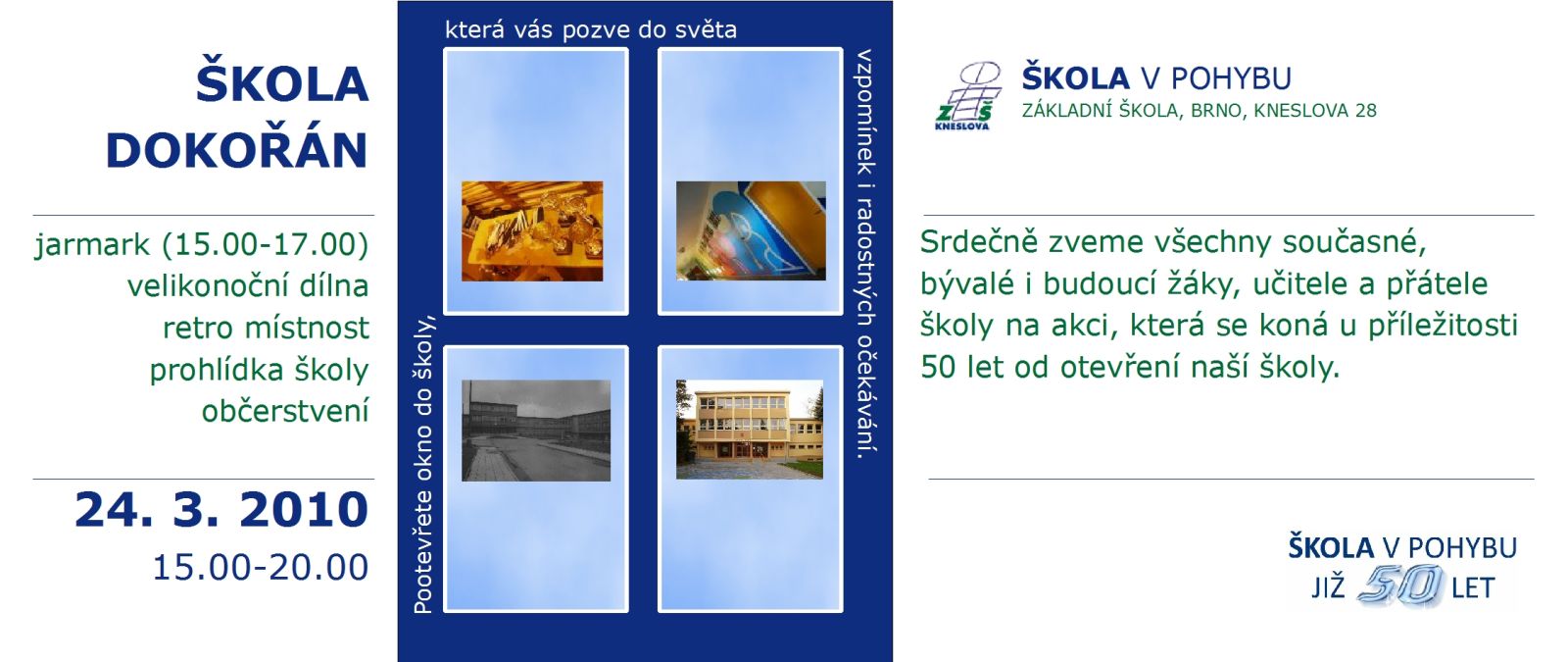 Škola dokořán