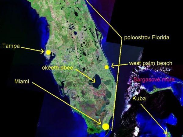 Snímek z družice Landsat(3)