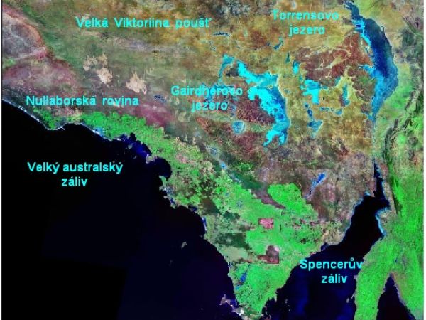 Snímek z družice Landsat
